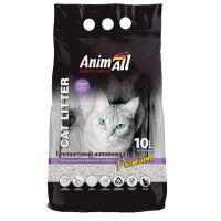 Бентонітовий наповнювач AnimAll Premium Lavender з ароматом лаванди, для котів, 10 л Бентонітовий наповнювач AnimAll Premium Lavender з ароматом лаванди, для котів, 10 л