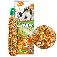 Корм Versele-Laga Crispy Sticks Carrot & Parsley для кроликів, морських свинок, 110 г Корм Versele-Laga Crispy Sticks Carrot & Parsley для кроликів, морських свинок, 110 г