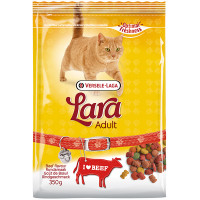 Сухой корм Lara Adult Beef flavour для кошек, с говядиной, 350 г Сухой корм Lara Adult Beef flavour для кошек, с говядиной, 350 г