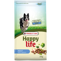 Сухой корм Happy Life Adult with Salmon для собак всех пород, с лососем, 3 кг Сухой корм Happy Life Adult with Salmon для собак всех пород, с лососем, 3 кг