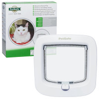 Дверца с механическим замком PetSafe Staywell Manual-Locking Cat Flap для кошек, белый Дверца с механическим замком PetSafe Staywell Manual-Locking Cat Flap для кошек, белый