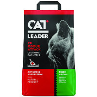 Наполнитель ультракомкующийся Cat Leader Clumping 2xOdour Attack Fresh для кошек, 5 кг Наполнитель ультракомкующийся Cat Leader Clumping 2xOdour Attack Fresh для кошек, 5 кг