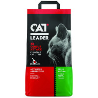 Наповнювач ультракомкующійся Cat Leader Clumping 2xOdour Attack Fresh для кішок, 10 кг Наповнювач ультракомкующійся Cat Leader Clumping 2xOdour Attack Fresh для кішок, 10 кг