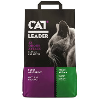 Наполнитель Cat Leader Classic 2xOdour Attack Fresh для кошек, 5 кг Наполнитель Cat Leader Classic 2xOdour Attack Fresh для кошек, 5 кг