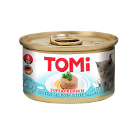 Консервы TOMi For Kitten with Salmon, с лососем, для котят, 85 г