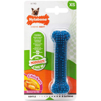 Іграшка кістка жувальна Nylabone Moderate Chew Dental Bone XS, для собак до 7 кг Іграшка кістка жувальна Nylabone Moderate Chew Dental Bone XS, для собак до 7 кг