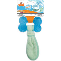 Іграшка Nylabone Puppy Chew Freezer Bone with Washcloth M, для цуценят до 11 кг Іграшка Nylabone Puppy Chew Freezer Bone with Washcloth M, для цуценят до 11 кг