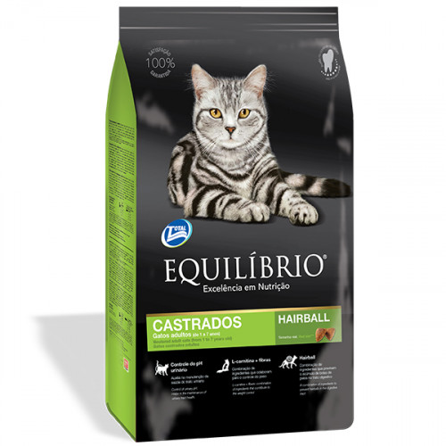 Сухой корм Equilibrio Cat, для стерилизованных кошек, 15 кг