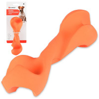 Іграшка Flamingo Rubber Flexo Twisted Dumbbell, для собак, 16 × 5 см Іграшка Flamingo Rubber Flexo Twisted Dumbbell, для собак, 16 × 5 см