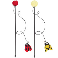 Іграшка Flamingo Cat Dangler Happy Bug, вудка, для кішок, 4 × 953 см Іграшка Flamingo Cat Dangler Happy Bug, вудка, для кішок, 4 × 953 см