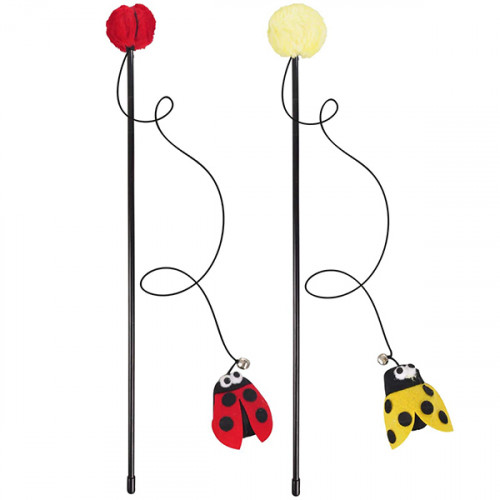 Іграшка Flamingo Cat Dangler Happy Bug, вудка, для кішок, 4 × 953 см
