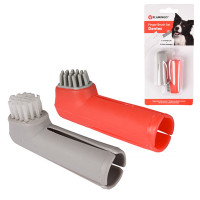 Набор зубных щеток Flamingo Finger Toothbrush Set, для собак, 2 шт Набор зубных щеток Flamingo Finger Toothbrush Set, для собак, 2 шт