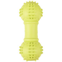 Игрушка Flamingo Scrum Volleyball Dumbbell, гантель с пищалкой, для собак Игрушка Flamingo Scrum Volleyball Dumbbell, гантель с пищалкой, для собак