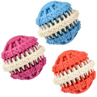 Игрушка Flamingo Dental Ball Fun, мяч, для собак Игрушка Flamingo Dental Ball Fun, мяч, для собак