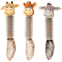 Игрушка мягкая Flamingo Cow/Horse/Donkey Spine, для собак Игрушка мягкая Flamingo Cow/Horse/Donkey Spine, для собак