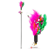 Іграшка Flamingo Feather Stick, жарт з пір'ям, для кішок Іграшка Flamingo Feather Stick, жарт з пір'ям, для кішок