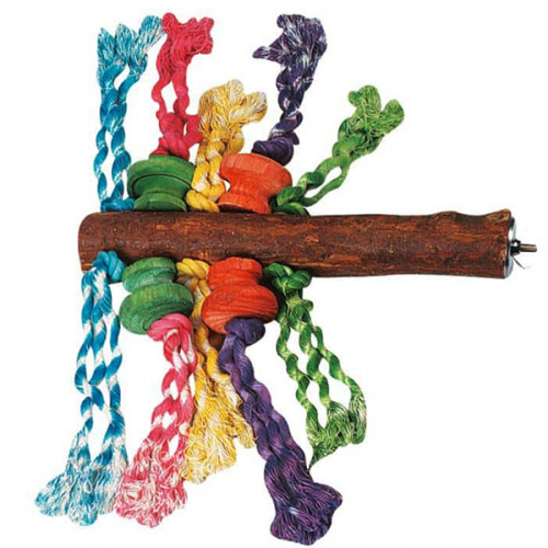 Іграшка Flamingo Parrot Toy Perch, жердинка, для великих папуг, 5 × 30 × 15 см