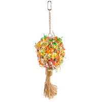 Іграшка Flamingo Papyr Parakeet Toy Bouquet, для папуг, 9 × 8 × 36 см Іграшка Flamingo Papyr Parakeet Toy Bouquet, для папуг, 9 × 8 × 36 см