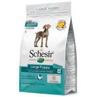 Сухой корм Schesir Dog Large Puppy с курицей, для щенков крупных пород, 12 кг Сухой корм Schesir Dog Large Puppy с курицей, для щенков крупных пород, 12 кг