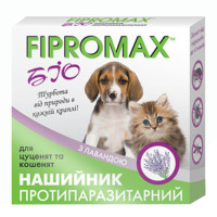 Ошейник Fipromax Био против блох и клещей, для котят и щенков, 35 см Ошейник Fipromax Био против блох и клещей, для котят и щенков, 35 см
