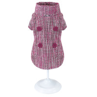 Куртка Croci Pinky Tweed для собак, зима, розовый, S, 20 см Куртка Croci Pinky Tweed для собак, зима, розовый, S, 20 см