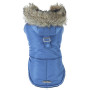 Куртка утеплена Croci Blue Parka для собак, зима, синій, XXL, 40 см