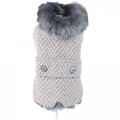Куртка утеплена Croci Desire для собак, зима, сірий, XXL, 40 см