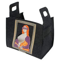 Диван-сумка Croci Popcat Monnalisa для собак і котів, шкірозамінник, сірий, 35×25×30 см Диван-сумка Croci Popcat Monnalisa для собак і котів, шкірозамінник, сірий, 35×25×30 см