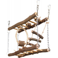 Іграшка підвісна Trixie Suspension Bridge, для гризунів, 27 × 17 × 7 см Іграшка підвісна Trixie Suspension Bridge, для гризунів, 27 × 17 × 7 см