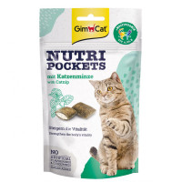 Лакомство GimCat Nutri Pockets кошачья мята и мультивитамин, для кошек, 60 г Лакомство GimCat Nutri Pockets кошачья мята и мультивитамин, для кошек, 60 г