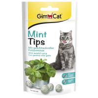 Таблетки GimCat Mint Tips, для кошек, 40 г Таблетки GimCat Mint Tips, для кошек, 40 г
