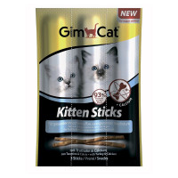 Ласощі GimCat Kitten Sticks палички з індичкою, для кішок, 3 шт Ласощі GimCat Kitten Sticks палички з індичкою, для кішок, 3 шт