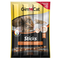 Ласощі GimCat Sticks, лосось, для кішок, 4 шт Ласощі GimCat Sticks, лосось, для кішок, 4 шт