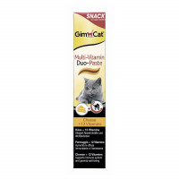 Лакомство GimCat Multi-Vitamin Duo-Paste Cheese + 12 Vitamins, для кошек, 50 г Лакомство GimCat Multi-Vitamin Duo-Paste Cheese + 12 Vitamins, для кошек, 50 г