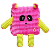 Игрушка GimDog панда с пищалкой, для собак, розовый, 20.8 см Игрушка GimDog панда с пищалкой, для собак, розовый, 20.8 см