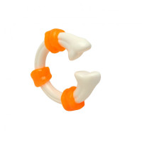 Игрушка GimDog косточка с ароматом курицы, для собак, 14 см