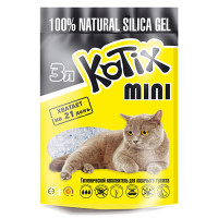 Силикагелевый наполнитель Kotix для кошачьего туалета, 3 л