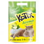 Силикагелевый наполнитель Kotix Green Apple для кошачьего туалета, с ароматом яблока, 3.8 л