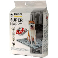 Пеленки Croci Super Nappy для собак, принт газета, 84×57 см, 30 шт Пеленки Croci Super Nappy для собак, принт газета, 84×57 см, 30 шт