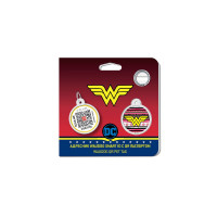 Адресник WAUDOG Smart ID з QR-паспортом, малюнок "Wonder Woman DC", діаметр 25 мм Адресник WAUDOG Smart ID з QR-паспортом, малюнок "Wonder Woman DC", діаметр 25 мм