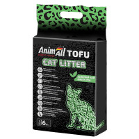 Соевый наполнитель AnimAll Tofu Green Tea с ароматом зеленого чая, для кошек, 6 литров (2,6 кг) Соевый наполнитель AnimAll Tofu Green Tea с ароматом зеленого чая, для кошек, 6 литров (2,6 кг)