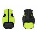 Двостороння куртка AiryVest L55 для собак, салатово-чорна