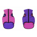Двусторонняя куртка AiryVest S40 для собак, розово-фиолетовая
