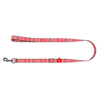 Поводок WAUDOG Nylon для собак, Этно красный, ширина 25 мм, длинна 152-183 см Поводок WAUDOG Nylon для собак, Этно красный, ширина 25 мм, длинна 152-183 см