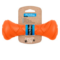 Игровая гантель для апортировки PitchDog для собак, длина 19 см, диаметр 7 см, оранжевый Игровая гантель для апортировки PitchDog для собак, длина 19 см, диаметр 7 см, оранжевый