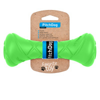 Ігрова гантель для апортировки PitchDog для собак, довжина 19 см, діаметр 7 см, салатовий