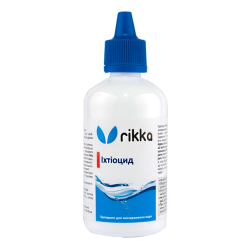 Средство Rikka Ихтиоцид, против всех ихтиопаразитов в пресной и морской воде, 50 мл (D-1311)