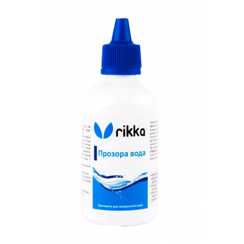 Засіб Rikka Прозора вода, для догляду за водою в акваріумі, 100 мл (WT-151)