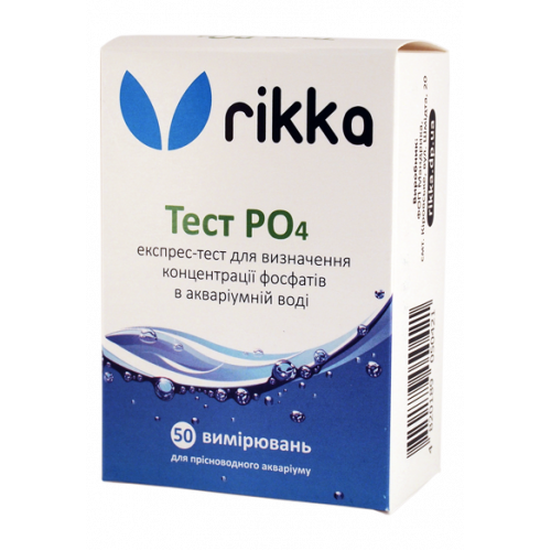 Тест Rikka PO4 для визначення концентрації фосфатів у воді (T-106)