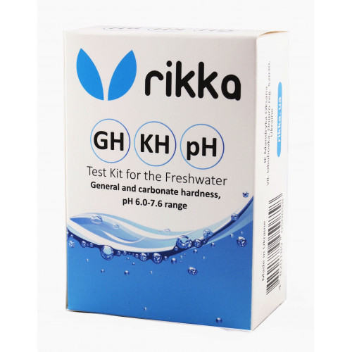 Тест Rikka набір для прісної води GH-KH-pH (TK-102)